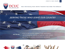 Tablet Screenshot of dcuc.org